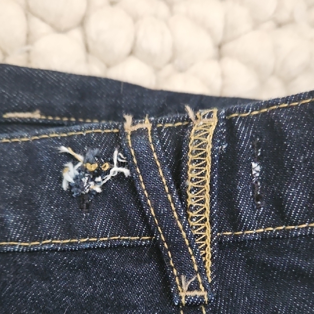 We The Free Dark Blue Boyfriend Jeans - Picture 4 of 5